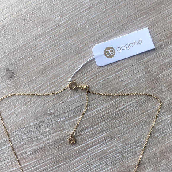 Gorjana NWT Sunburst Coin Adjustable Necklace Gold - Picture 12 of 14